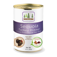 Sequoia Turkey & Turkey Liver Canned Dog Food- 6 Cans